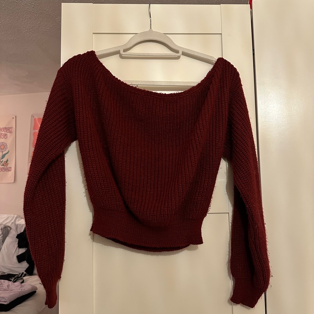 Off Shoulder Boohoo Sweater